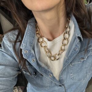 Collana new chain platino