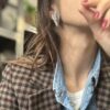 Orecchino cuore clip (vari colori)