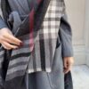 Sciarpa check black
