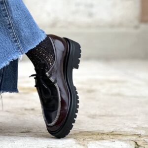 Stringata combi bordeaux