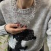 Collana groviglio argentato