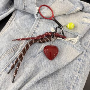 Alternative view of Charms cuore racchetta