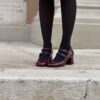 Mary Jane Marlene burgundy