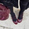Mary Jane Marlene burgundy