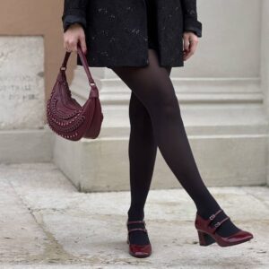 Alternative view of Mary Jane Marlene burgundy