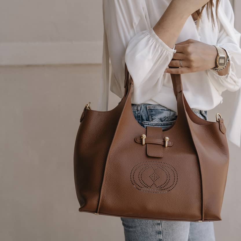 Drilled Logo Shoulder bag La Carrie (vari colori) Drilled Logo Shoulder bag La Carrie (vari colori) - immagine 5