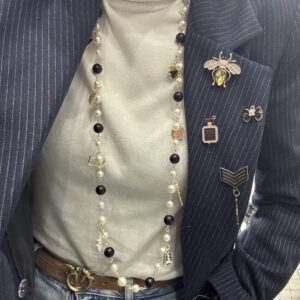 Collana lunga charms