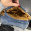Tracollina denim borchiette
