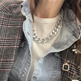 Collana new chain argento