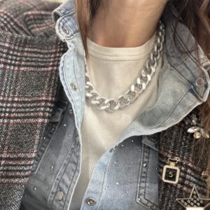 Collana new chain argento