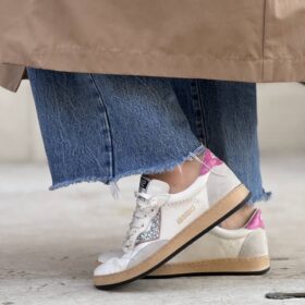 Sneaker PLAY 4B12 argento fucsia