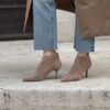 Tronchetto new suede visone