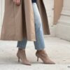 Tronchetto new suede visone