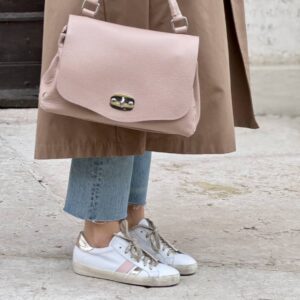 Sneaker combi light pink
