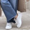 Sneaker platform combi leo
