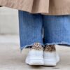 Sneaker platform combi leo