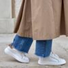 Sneaker platform combi leo