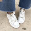 Sneaker platform combi leo