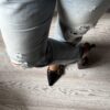 Slingback Lear nappa nera