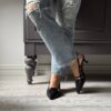 Slingback Lear nappa nera