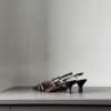 Slingback Lear nappa nera