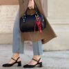 Slingback Klimt nero