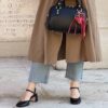 Slingback Klimt nero