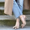 Slingback rafia sacco