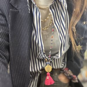 Collana A Mali Estremi Estremi Rimedi fucsia Stella Bloom