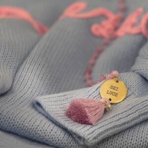 Collana Sei Luce rosa Stella Bloom