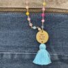 Collana Ama Il Tuo Sogno azzurra Stella Bloom