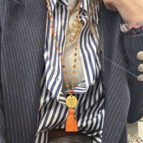 Collana Il Meglio Deve Ancora Venire arancione Stella Bloom