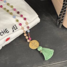 Collana Mi Ricordi Il Mare verde Stella Bloom