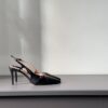Slingback Carola nappa nera