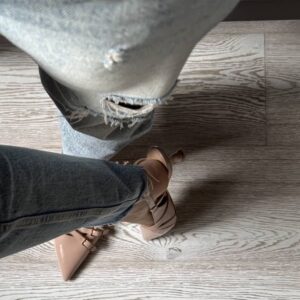 Alternative view of Slingback Aria nude