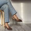 Slingback Dalila cioccolato Bibi Lou