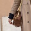 Etnic shoulder bag suede La Carrie