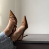 Slingback Jalisse suede cuoio