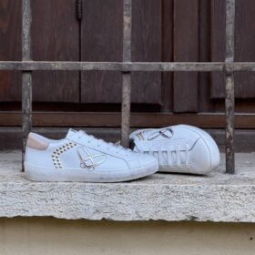 Sneaker combi pink borchiette Ovye