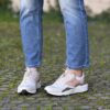Sneaker combi leo pink