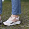 Sneaker combi leo pink