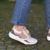 Sneaker combi leo pink