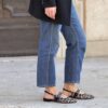 Slingback Luna combi leo