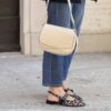 Slingback Luna combi leo