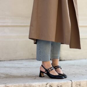 Alternative view of Slingback Heidi nero