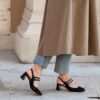 Slingback Heidi nero