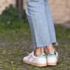Sneaker PLAY 4B12 verde acqua rosa