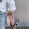 Flat glitter rosa Prosperine