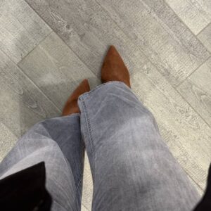 Alternative view of Tronchetto suede cuoio