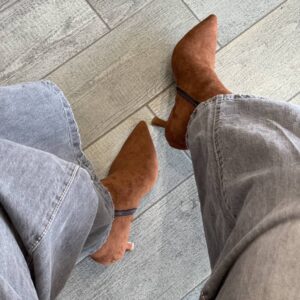 Tronchetto suede cuoio